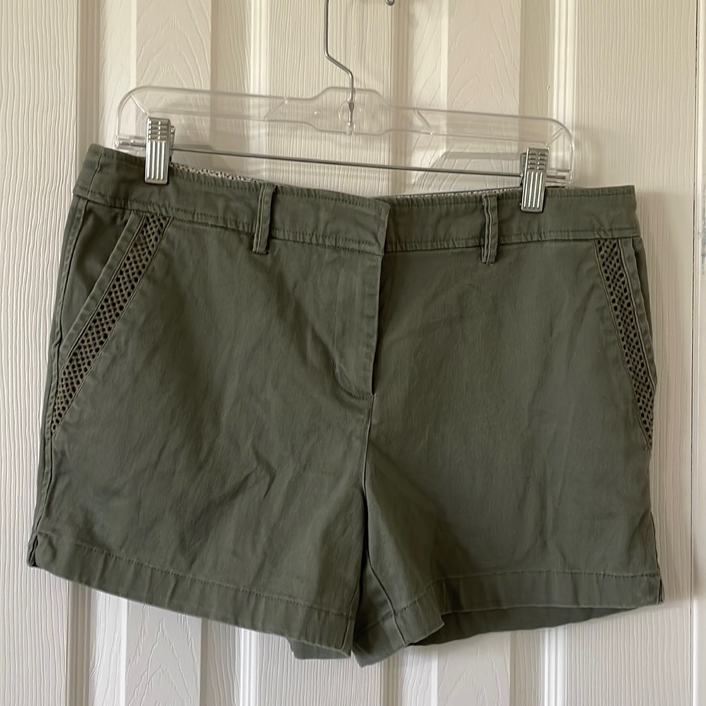 Olive Green shorts. Size 10